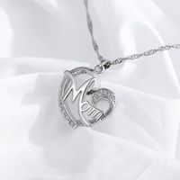New Fashion Creative Mother&#39;s Day Gift Mom Diamond Necklace Wholesale main image 3