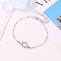 New Style Footwear Metal Knotted Ladies Anklet Fashion Geometric Couple Anklet Wholesale main image 4