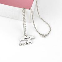 New Bear Necklace Clavicle Chain Mother&#39;s Day Gift Mama Bear Animal Bear Necklace Wholesale main image 5