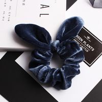New Korean Retro Velvet Rabbit Ears Cheap Scrunchies Wholesale sku image 10
