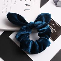 New Korean Retro Velvet Rabbit Ears Cheap Scrunchies Wholesale sku image 6