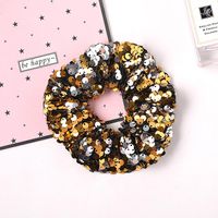 The New Fashion Two-color Flipped Fish Scale Large Sequins Cheap Scrunchies Wholesale sku image 6