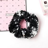 The New Fashion Two-color Flipped Fish Scale Large Sequins Cheap Scrunchies Wholesale sku image 9