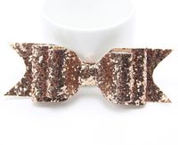 New Explosion Large Size Shiny Gold Glitter Bow Hairpin Ladies Spring Clip Children&#39;s Hair Accessories Wholesale sku image 4