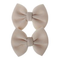 Children Hairpin Hairpin New Solid Color Bow Hair Accessories Wholesale Nihaojewelry sku image 7