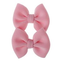 Children Hairpin Hairpin New Solid Color Bow Hair Accessories Wholesale Nihaojewelry sku image 8