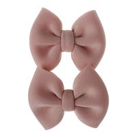 Children Hairpin Hairpin New Solid Color Bow Hair Accessories Wholesale Nihaojewelry sku image 9