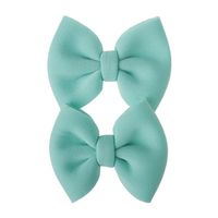 Children Hairpin Hairpin New Solid Color Bow Hair Accessories Wholesale Nihaojewelry sku image 12