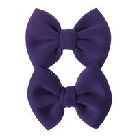 Children Hairpin Hairpin New Solid Color Bow Hair Accessories Wholesale Nihaojewelry sku image 15