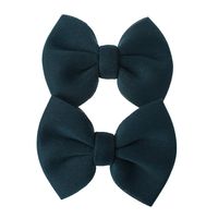 Children Hairpin Hairpin New Solid Color Bow Hair Accessories Wholesale Nihaojewelry sku image 17