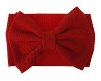 New Children's Hair Accessories Big Bow Hair Band Cloth Baby Headwear Wholesale sku image 3