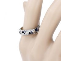 Commerce Extérieur Populaire Style Anneau Anneaux Européen Et Américain Quand Je Suis Avec Mypet Pet Chien Griffe Diamant-clouté Anneau Accessoires sku image 2