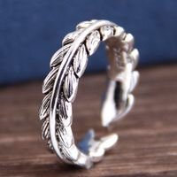 New Fashion Retro Feather Open Ring Yiwu Nihaojewelry Wholesale main image 2