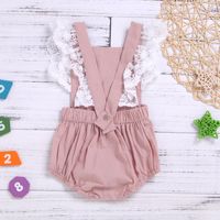 Summer Sleeveless Lace Bodysuit New Baby Baby Clothes Thin Girls Short Crawler Children's Wear main image 3