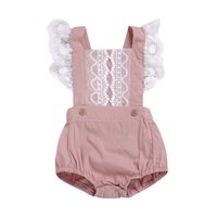 Summer Sleeveless Lace Bodysuit New Baby Baby Clothes Thin Girls Short Crawler Children's Wear main image 6