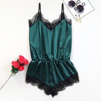 New Fashion Sexy Suspenders Deep V Jumpsuit Home Service Erotic Lingerie main image 3