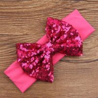 Children&#39;s Hair Band New Sequins Bow Hair Band Hair Accessories Christmas New Baby Gifts sku image 11