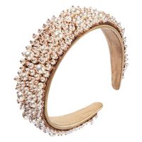New Baroque Handmade Nail Pearl Wild Luxury Headband Wholesale main image 6