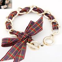 Korean Fashion Big Bow Metal Chain Bracelet Yiwu Nihaojewelry Wholesale main image 3