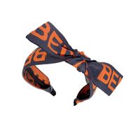 Korean New Fashion Sports And Leisure Wind Letter Logo Wide-brimmed Bowknot Cheap Headband Wholesale main image 6
