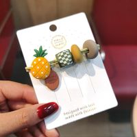 New Fashion Fruit Color Cute Bold Cheap Scrunchies Wholesale sku image 5