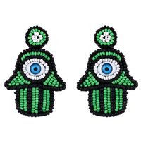 New Fashion Rice Beads Earrings Palm Rice Beads Earrings Wholesale sku image 4