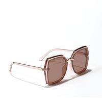 الكورية جديد أزياء مربع كبير إطار نظارات الرجعية النظارات الشمسية فوق البنفسجية حماية نظارات main image 3