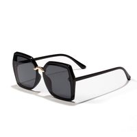 الكورية جديد أزياء مربع كبير إطار نظارات الرجعية النظارات الشمسية فوق البنفسجية حماية نظارات main image 5