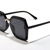 الكورية جديد أزياء مربع كبير إطار نظارات الرجعية النظارات الشمسية فوق البنفسجية حماية نظارات main image 6