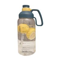 Plastic Water Cup With Scale Female Large Capacity 1.8l Portable Water Bottle Straw Space Cup Outdoor Sports Bottle main image 3