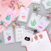 New Transparent Card Sleeve Protective Cover Cute Creative Bank Card Hard Shell main image 2