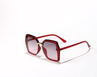 الكورية جديد أزياء مربع كبير إطار نظارات الرجعية النظارات الشمسية فوق البنفسجية حماية نظارات sku image 4