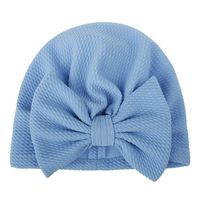 Grand Arc Bébés 18 Couleurs Européen Et Américain Nouvelle Manches Cap Bébé Chapeau 0-2 Ans Bébé Turban Chapeau sku image 13