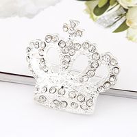 Korean Fashion Flash Diamond Crown Brooch Yiwu Nihaojewelry Wholesale main image 1