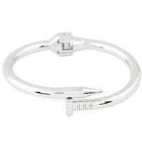 New Fashion Metal Trend Simple Nail Exaggerated Bracelet Wholesale Yiwu main image 3