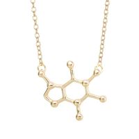 Molécula Química Colgante Collar Pentagrama Collar Al Por Mayor main image 4