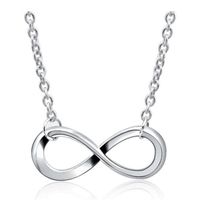 Simple Character Pendant Necklace Clavicle Chain Wholesale main image 1