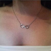 Simple Character Pendant Necklace Clavicle Chain Wholesale main image 5