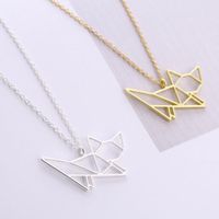 Cute Necklace Small Fox Pendant Necklace Animal Necklace Ladies Clavicle Chain main image 3