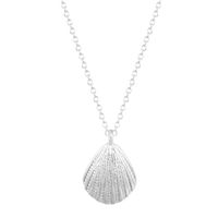 Marine Life Scallop Conch Shell Pendant Necklace Gold And Silver Female Clavicle Chain Wholesale main image 3
