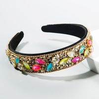 Korean Wide-edge Crystal Headband Korean Hair Accessories Fashion Cheap Headband Wholesale main image 2