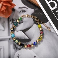 Fashion Beaded Flower Pattern Adjustable Bracelet For Women Wholesale main image 5