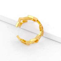 New Fashion Open Ring Pentagram Star Diamond Ring Female Simple Ring Wholesale main image 3