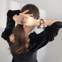 New Korean Color Matching A Few Shapes Of Wild Cheap Scrunchies Wholesale main image 1