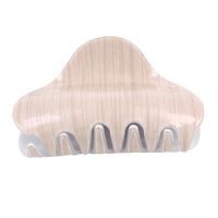 Korean Marble Retro Medium Plate Hair Clip Grasp Wood Grain Acrylic Cheap Hair Accessories Wholesale main image 5
