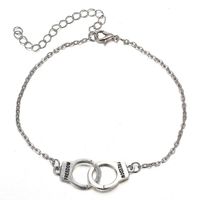 New Handcuffs Anklet Retro Simple Alloy Adjustable Anklet main image 2