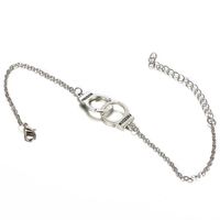 New Handcuffs Anklet Retro Simple Alloy Adjustable Anklet main image 3