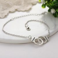 New Handcuffs Anklet Retro Simple Alloy Adjustable Anklet main image 4