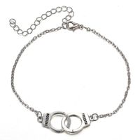 New Handcuffs Anklet Retro Simple Alloy Adjustable Anklet main image 6