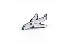 Korean New Alloy Oil Drop Airplane Brooch Skull Badge Brooch main image 6